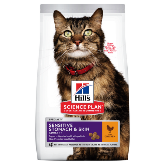 Hills Science Plan Feline Sensitive Stomach & Skin Adult