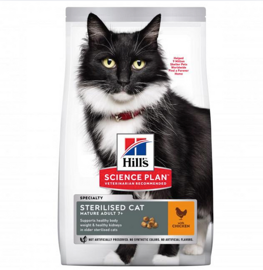 Hills Science Plan Feline Sterilised Cat Mature Adult