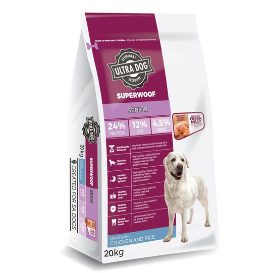 Ultra Dog Superwoof Senior Chicken & Rice