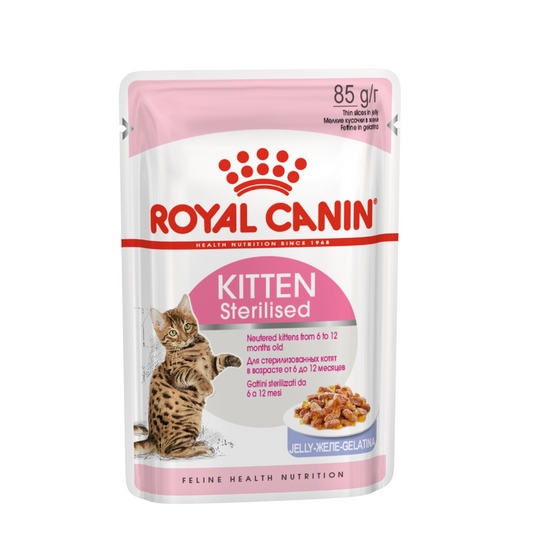 Royal Canin Feline Kitten Sterilised in Jelly Wet Pouch