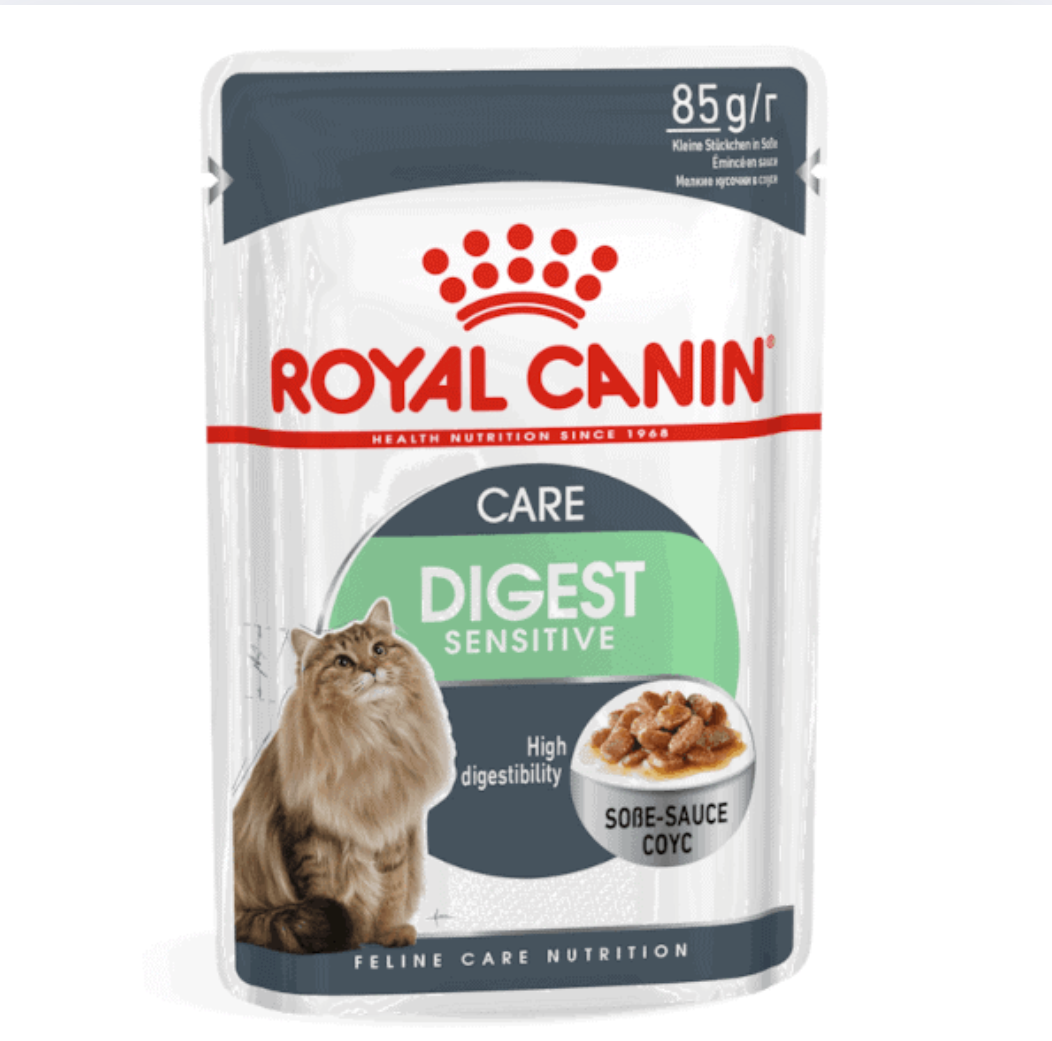 Royal Canin Feline Digestive Care Wet Chunks In Gravy Pouch